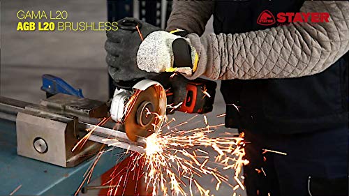 Professioneller Winkelschleifer Ø 115 mm auf Akku AGB L2025 BRUSHLESS SET – Bild 8