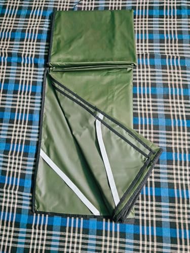 Image of Waterproof Mattress Protector, Green, Liquid Resistant Cover Double Bed Sheet /Bed Protecting Mat 75x72 Inch