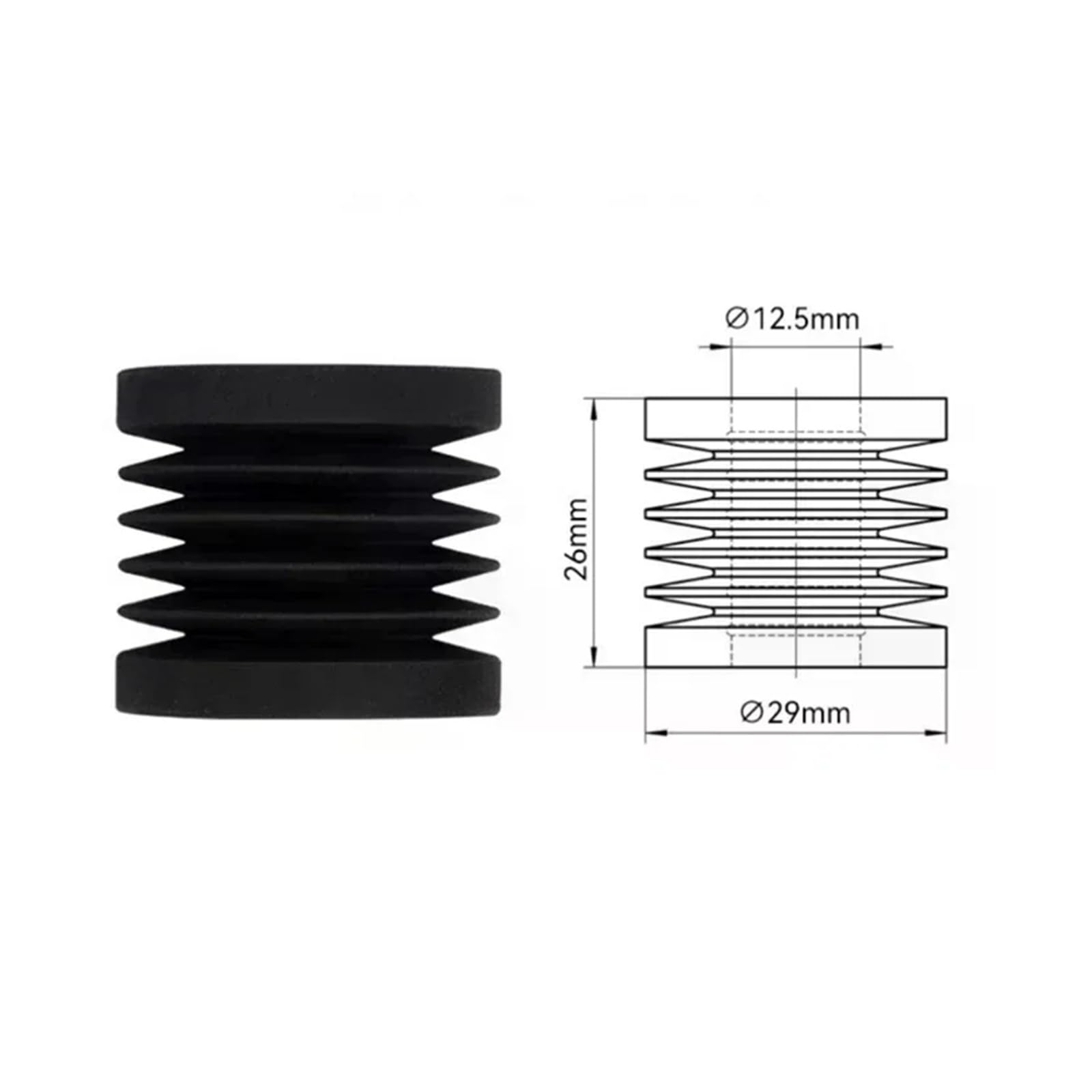 Compatibile con Bambu, piedini antivibranti P1P | P1P, Antivibrazione, Piedini(A)