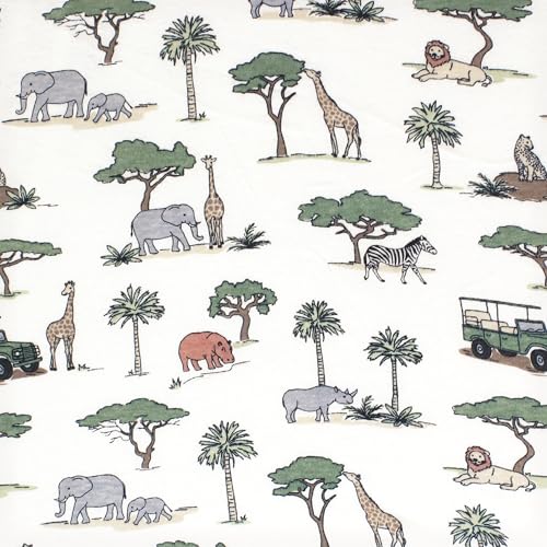 Image of Hudson Baby Unisex Baby Cotton Toddler Pillow Case, Going On Safari, One Size