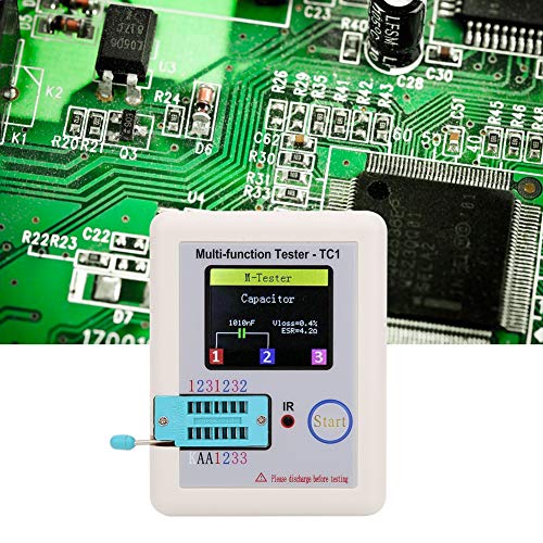 Transistor-Kondensator-Tester, Dioden-Trioden-Kapazitätsmessgerät, LCR-Messgerät, Selbstkalibrierung, Dioden-Tester, Multifunktions-Transistor-Messgerät
