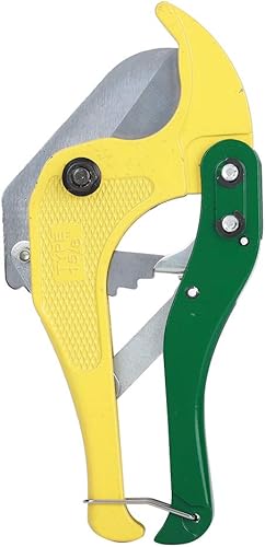 ViaGasaFamido Cortador de PVC multifuncional Cortador de tubería de PVC Tijeras de corte de tubería de una mano Cutte para PPR PE Tubo de plástico