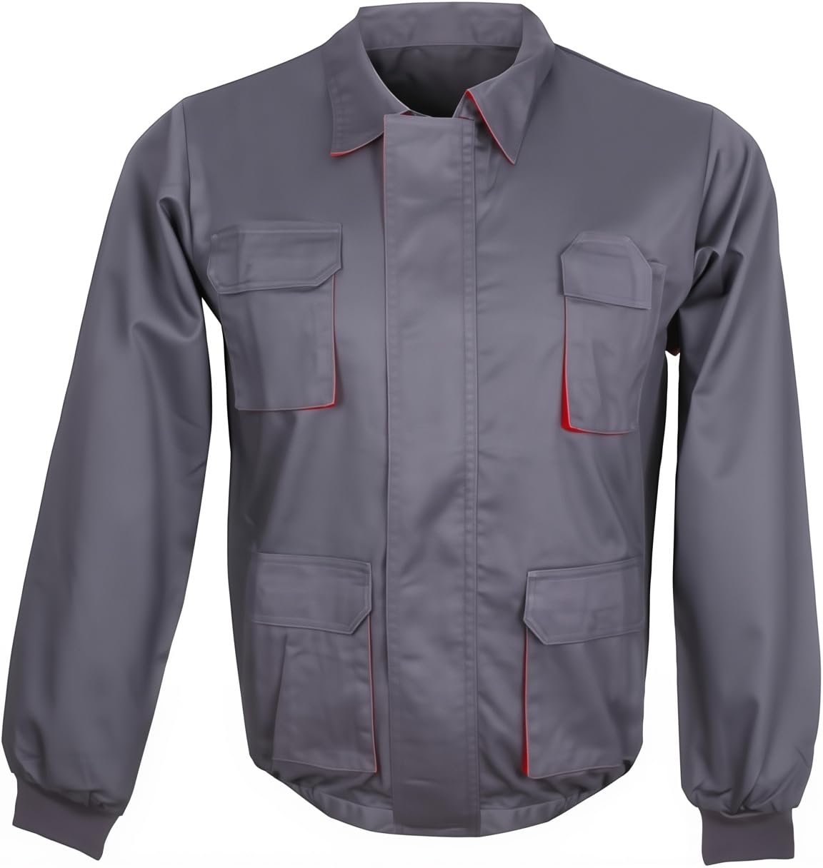 Chaqueta Trabajo Multibolsillos Profesional Industria Construccion Seguridad Cremallera Velcro Serie 884