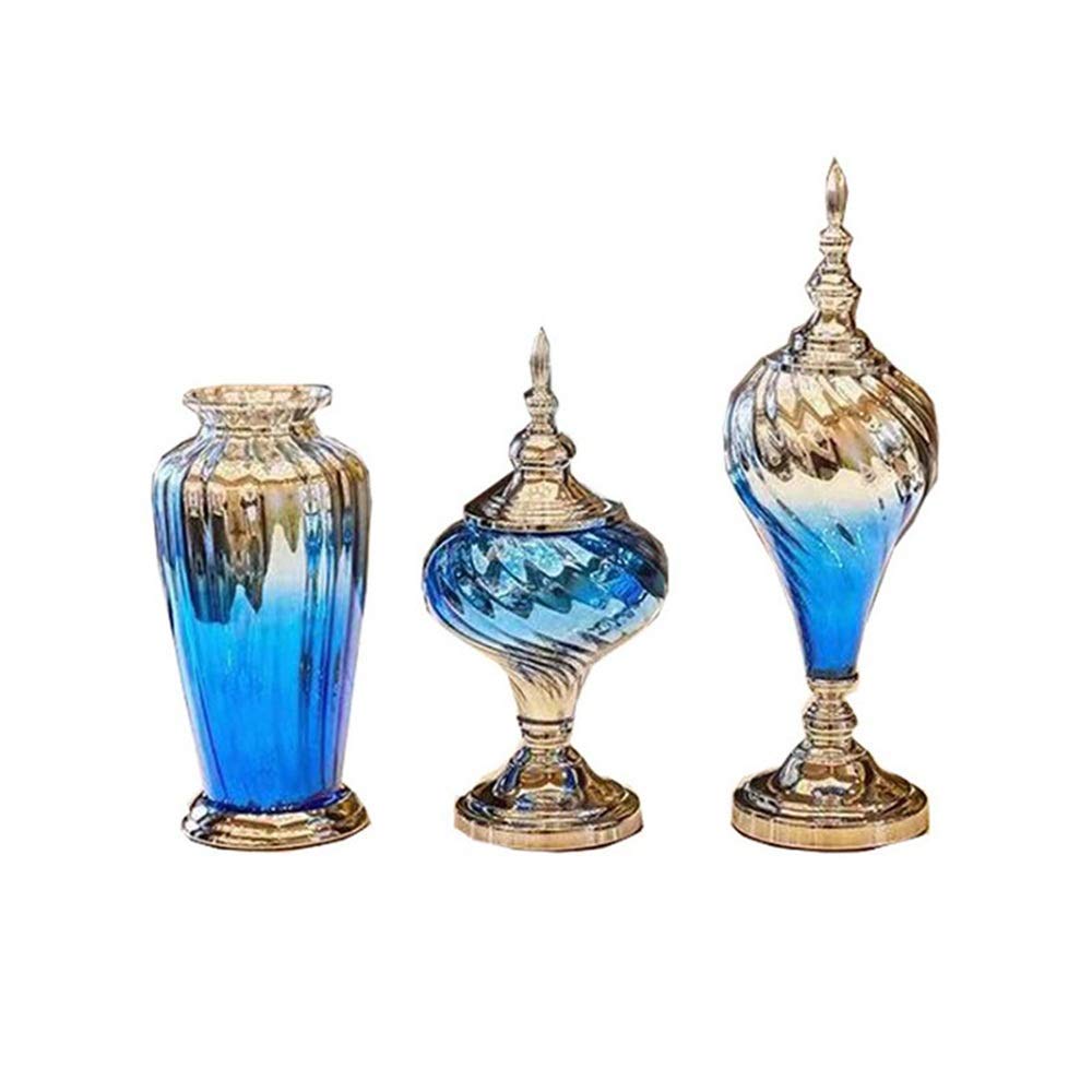 Vase en verre léger pour décoration de table de cuisine et chambre