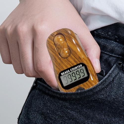 Fyrdyn Bead Counter - Adjustable Electronic Counter - Clicker Electrical Counting Digital Device for Relaxation Stress Relief Yoga Meditation Outdoors Men Women Prayer - Image 4