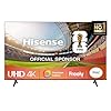 Hisense 43" 43E6QTUK 4K Ultra HD Smart TV AI TV - 4K UHD, Hi-View AI Engine, Precision Colour, AI Smooth Motion, Sports Mode with Freely, Disney +, YouTube, Netflix