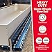 Ultimation Heavy Duty Conveyor Rails – 5′ Flow Rail with Steel Skate Wheels for Gravity Conveyors, Storage, and Material Handling – T1 Flow Rack System, 200 lbs/ft Capacity