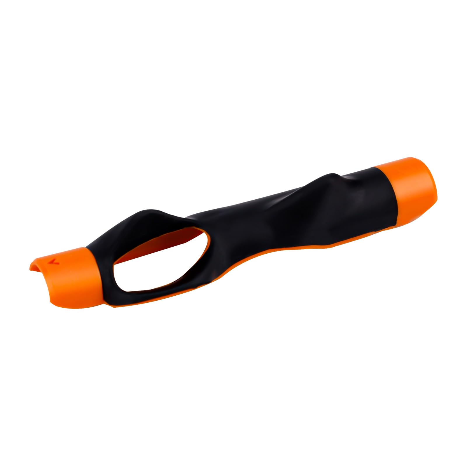 PEUTIER Golf Grip Trainer, Golf Grip Training Aid Right Hand Lightweight Swing Trainer with Anti-Slip Wrist Support for Correct Hand Position & Grasp for Beginner Enhanced Golfing Skills (Orange)