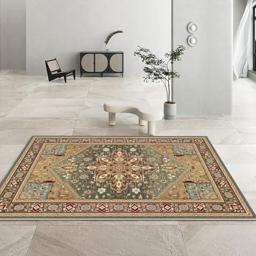 Frisence 北欧風 洗える カーペット 160×230cm 厚手 シャギーラグ 防音 防寒対応 マイクロファイバー素材 滑り止め付き ふわふわ やわらかい ホットカーペット対応 ペット・リビング・寝室・子供部屋・ダイニング用 FRISY04-D35