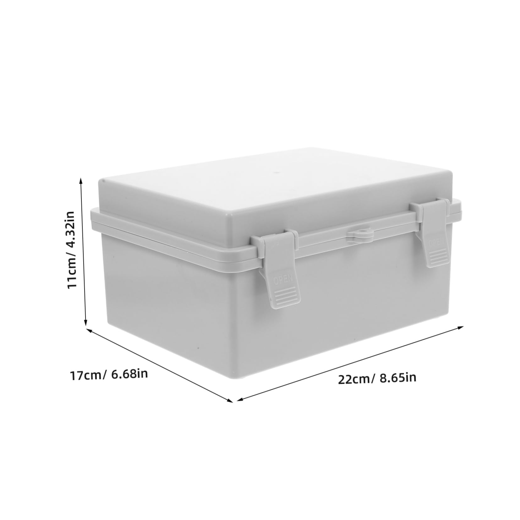 Boîte de Jonction Étanche Extérieure Abs Blanc 2 Pièces