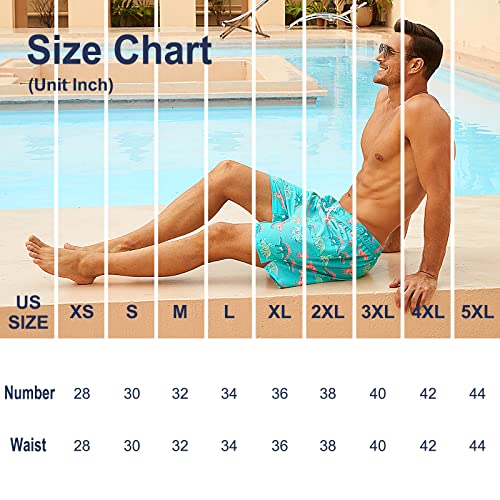 Image of BRISIRA Mens Swim Trunks Swim Shorts Quick Dry 5 inch Inseam Beach Shorts with Compression Liner and Zipper Pocket