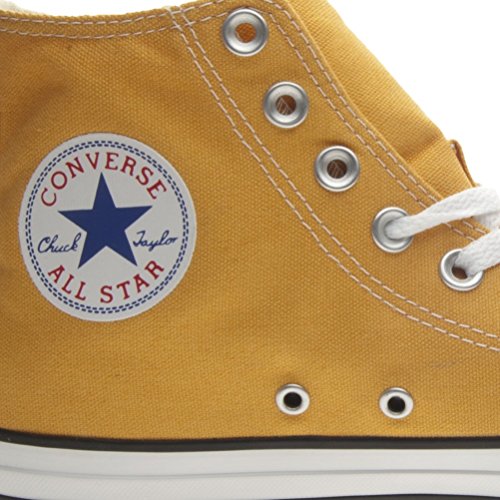 Image of Converse Unisex Slippers Hi-Top Trainers, Orange (Solar Orange /White /Black), us 8.5