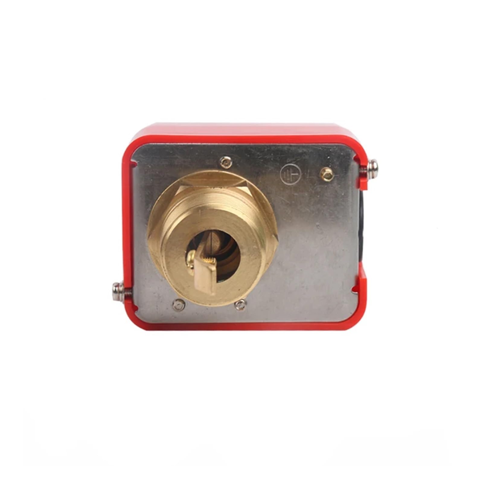 Sensor de Flujo Industrial con conexión de Rosca de 1/2 Pulgada y 2 interruptores de Flujo de Agua con paletas de Acero.