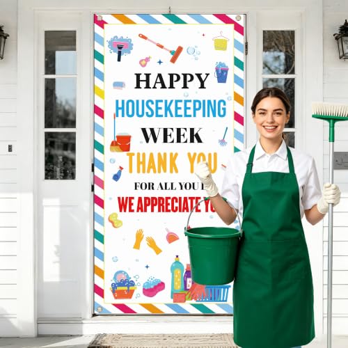 Housekeeping Week Door Banner 1 Pc by EoBeCy - Used condition - Image 6