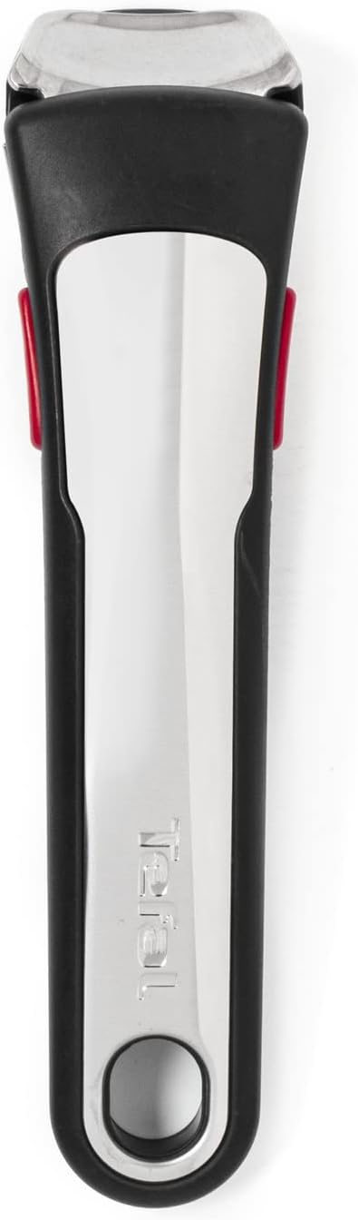 Tefal Ingenio Premium Handle, Stainless Steel, Stackable, Removable, 100 Percent Safe, 10 Year Guarantee, L9863023, Black with Stainless Steel Insert