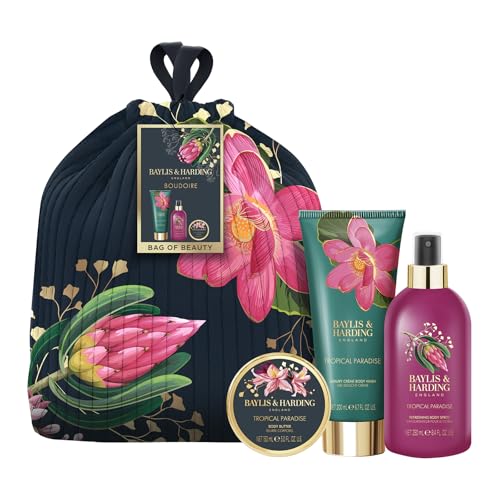 Baylis & Harding Boudoire Tropical Paradise Bag of Beauty Gift Set (Pack of 1) - Vegan Friendly