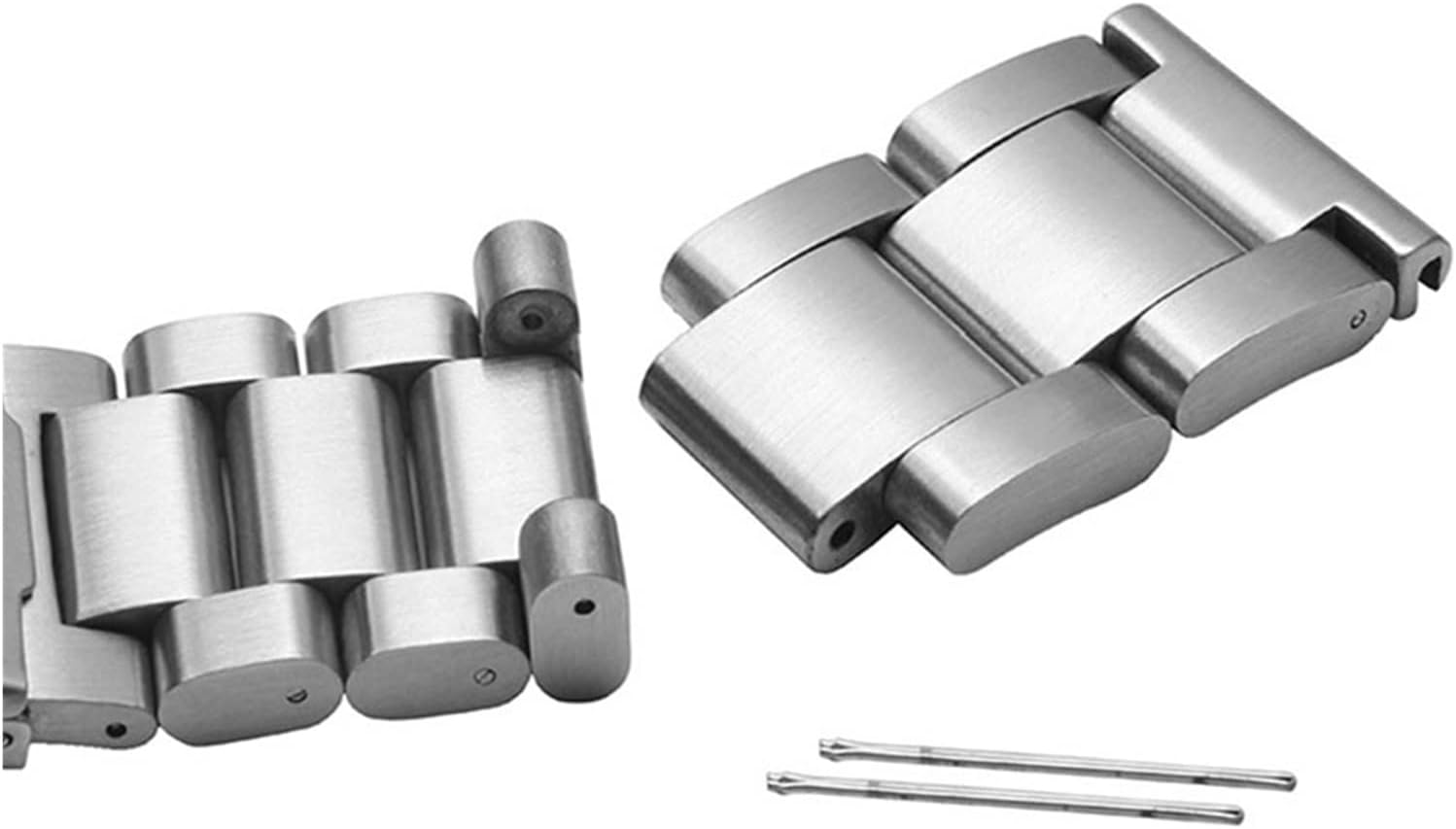 MJMT06 Solid Thickening 5.5mm 316L Stainless Steel Watchband Compatible with Panerai Breitling Watch Band 22mm 24mm 26mm Metal Strap Wrist Bracelet