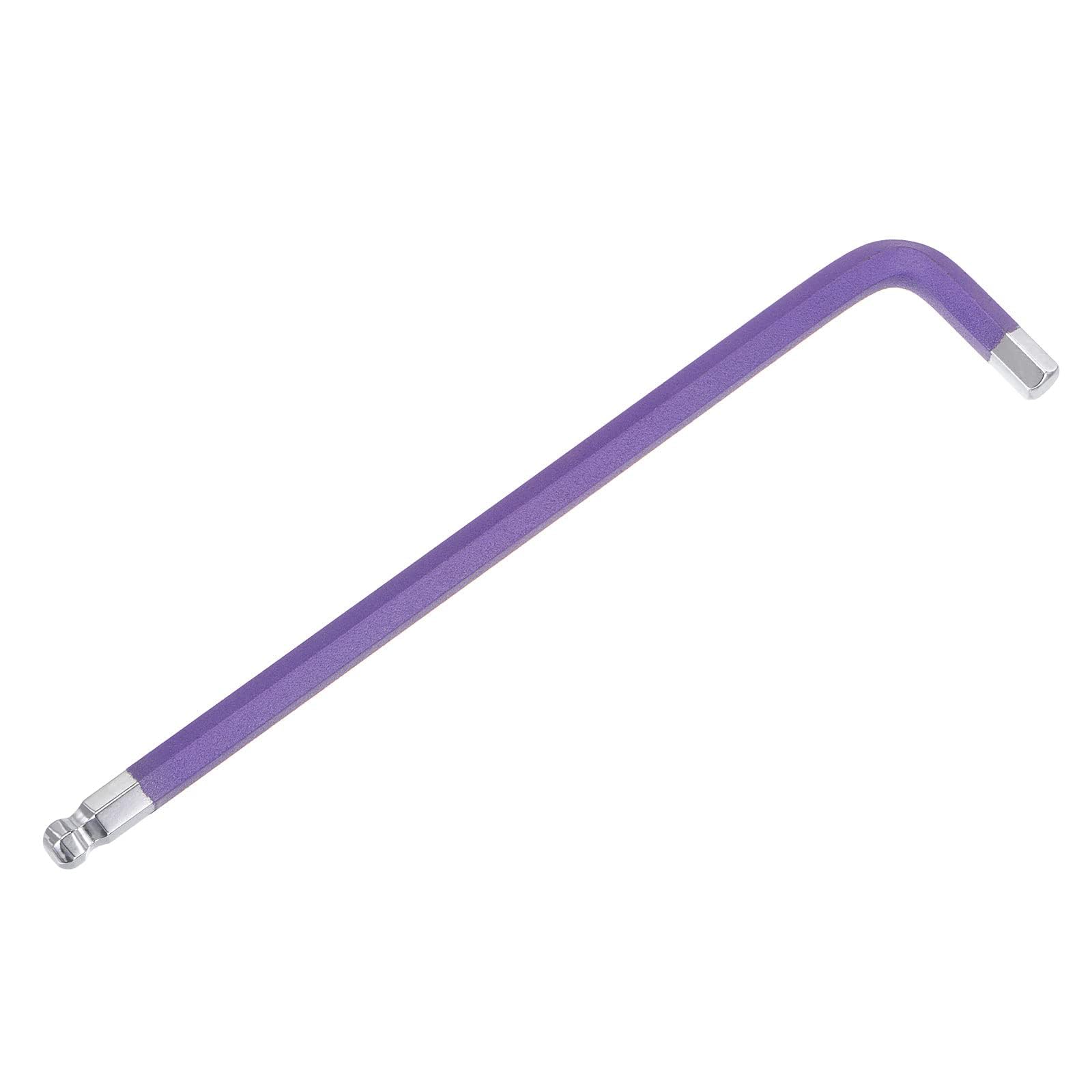 TA-VIGOR 1Pcs 8mm Ball End Hex Key Wrench, Long Arm L-Shaped CR-V Allen Wrench Tool for Bike Repair Furniture, and Garage Use