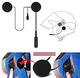 Oreillette Bluetooth interphone microphone pour casque de moto scooter casque musique