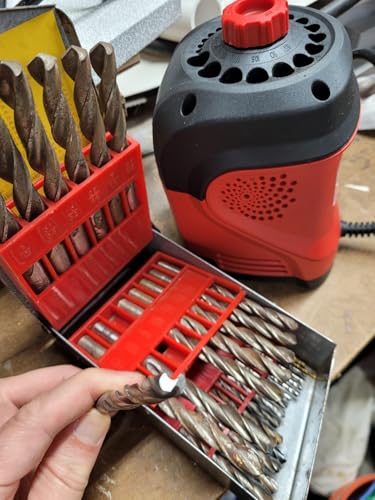 Electric Drill Bit Sharpener for 3mm to 12mm Drill Bits Sharpening 95W Electric Powered Drill Grinding Compatible with HSS and Carbon Steel Drill Bits