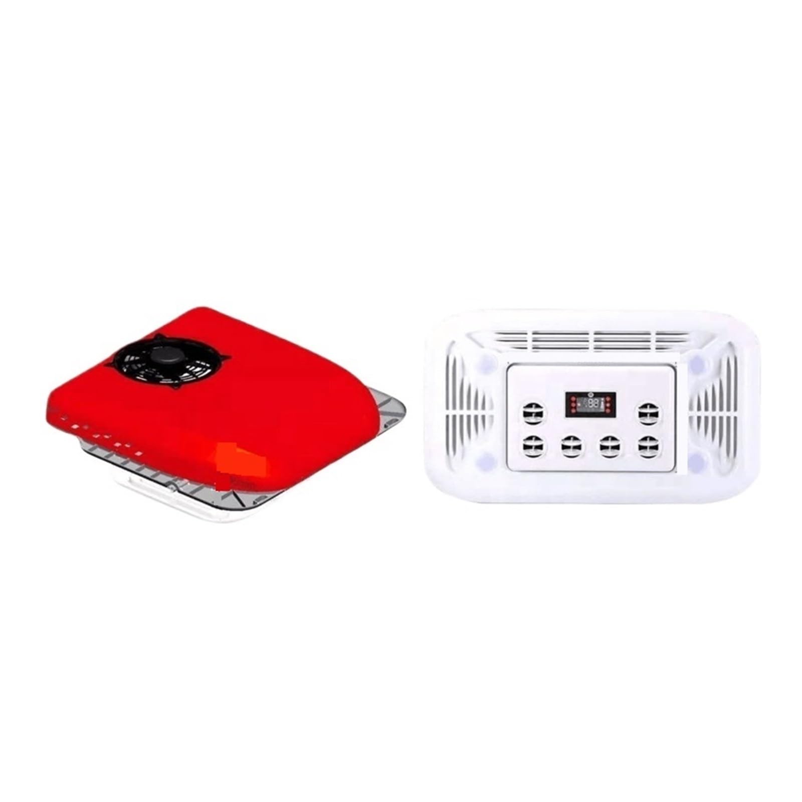 12 Volt 24v Dc Ambulance Van Rooftop Rv Tractor Universal Bus Air Conditioner For Trailer Quiet Comfort Highly Efficient Cooling(24v)