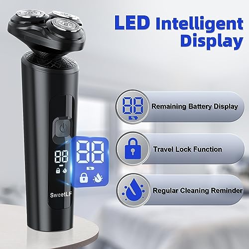 Sweetlf 5D Electric Razor For Men Electric Shavers For Men,Mens Electric Razor Shavers For Shaving Face,Mens Shavers Electric Cordless Rechargeable,Waterproof Electric Razors Shaving Machines For Men #TOP6