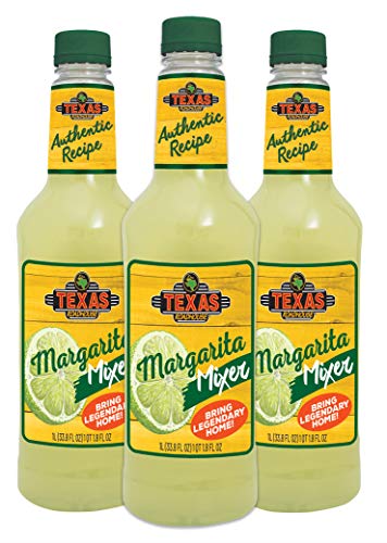 Texas Roadhouse Authentic Margarita Drink Mix, Ready to Use, 1 Liter Bottle (33.8 Fl Oz), Pack of 3