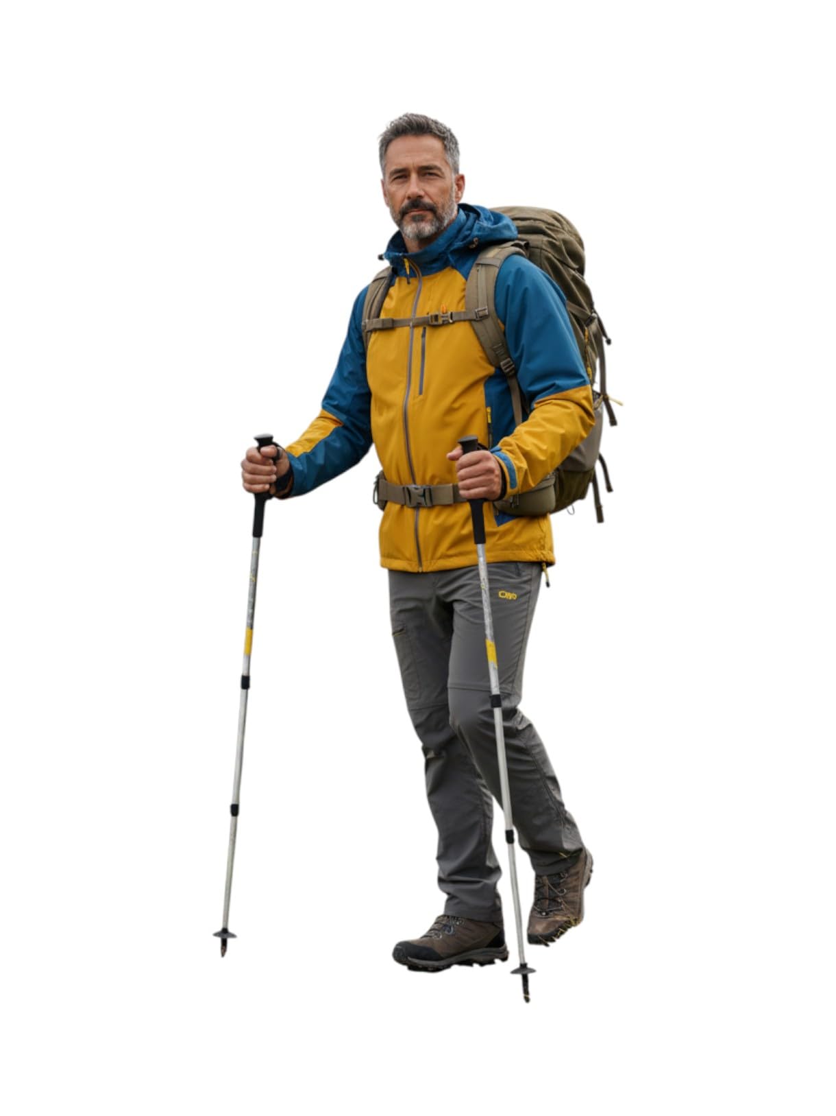 CMP Clima Protect - Giacca ripstop da uomo con cappuccio rimovibile