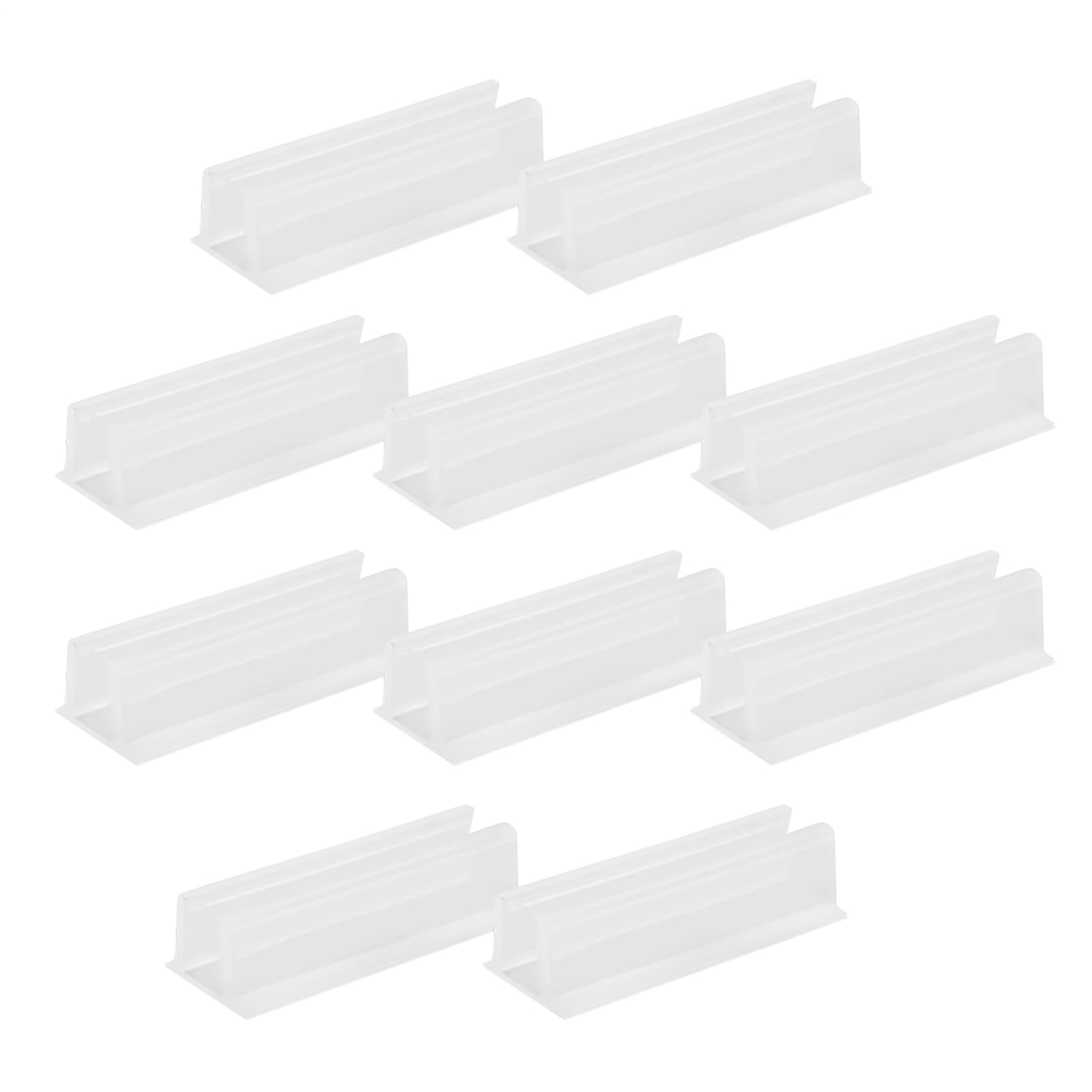Neon Rope Light Clips Mounting - 10 Piece Clear Waterproof Led Strip Clip Brackets | Adhesive Wall Mount Holder for Govee and Other Neon Led Lights Strips Kitchen Outdoor Indoor Christmas Decoration