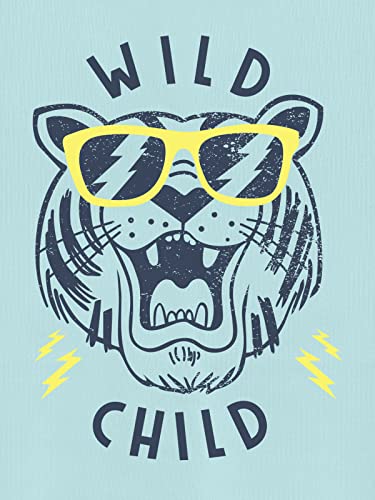 Image of HELLCAT Boys Round Neck Printed Blended Cotton Tshirt -Combo Pack of 2 - Orange /Blue