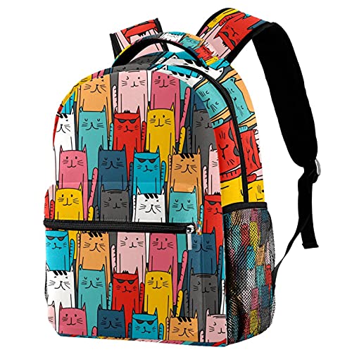 Sac à dos chat mignon coloré pour accompagner les rires et les voyages de vos enfants