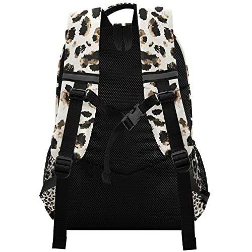Glaphy Leopard Print Backpacks Laptop School Book Bag Lightweight Animal Daypack For Men Women Teens Kids #TOP1