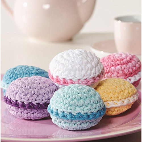 Image of Lily Sugar 'N Cream The Original Solid Yarn, 2.5oz, Medium 4 Gauge, 100% Cotton - Light Blue - Machine Wash & Dry (Pack of 2)
