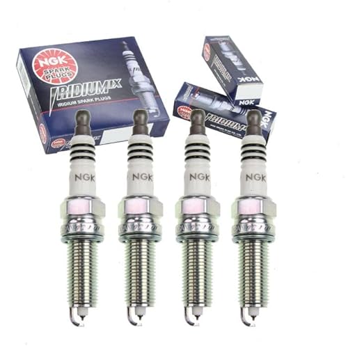 4 pc NGK Iridium IX Spark Plugs compatible with Hyundai Accent 1.6L L4 2012-2019