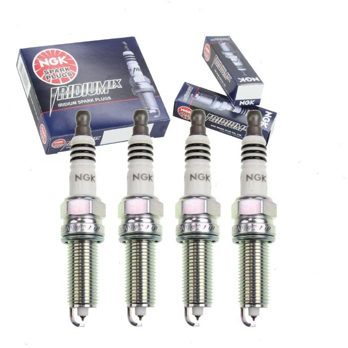 4 pc NGK Iridium IX Spark Plugs compatible with Hyundai Accent 1.6L L4 2012-2019-image-33