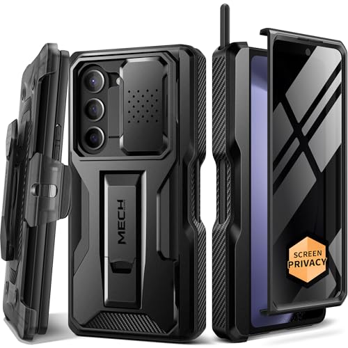 TONGATE for Z Fold 5 Case, [with S Pen Slot & Hinge Protection] [Privacy Glass Screen Protector]...
