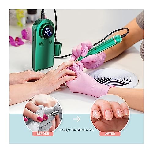 Nail-Grinding-Machine-Portable-Nail-Drill-Professional-45000-RPM-Rechargeable-Electric-Nail-File-Machine-for-Acrylic-Nails-Gel-Polishing-Removing-for-DIY-Home-or-Salon-Mani-Pedis