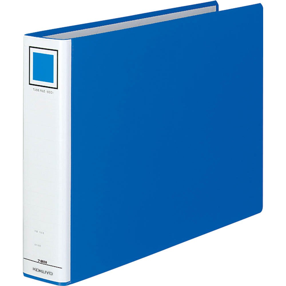 nicho★ KOKUYO File Pipe-Type File B4 Horizontal 2 Holes 500 Sheets