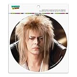 Labyrinth Goblin King David Bowie Portrait Automotive Car Refrigerator Locker Vinyl Circle Magnet