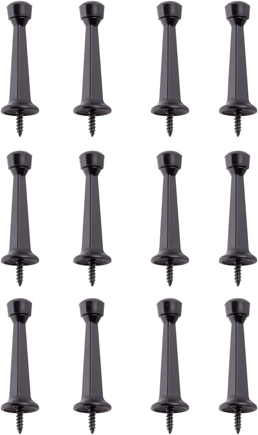 HOME MASTER HARDWARE Solid Heavy Duty Door Stops Door Stoppers 3" Oil Rubbed Bronze