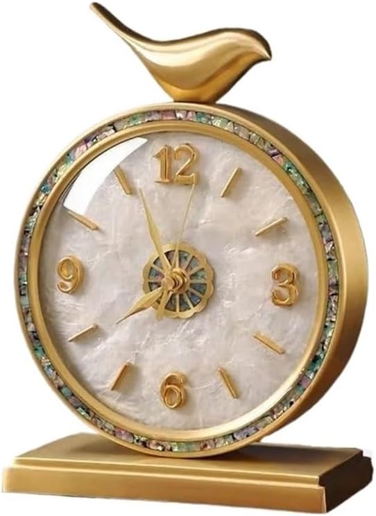 CF5☆中国美術☆ ガラス製 時計 置時計 アンティーク 七宝時計