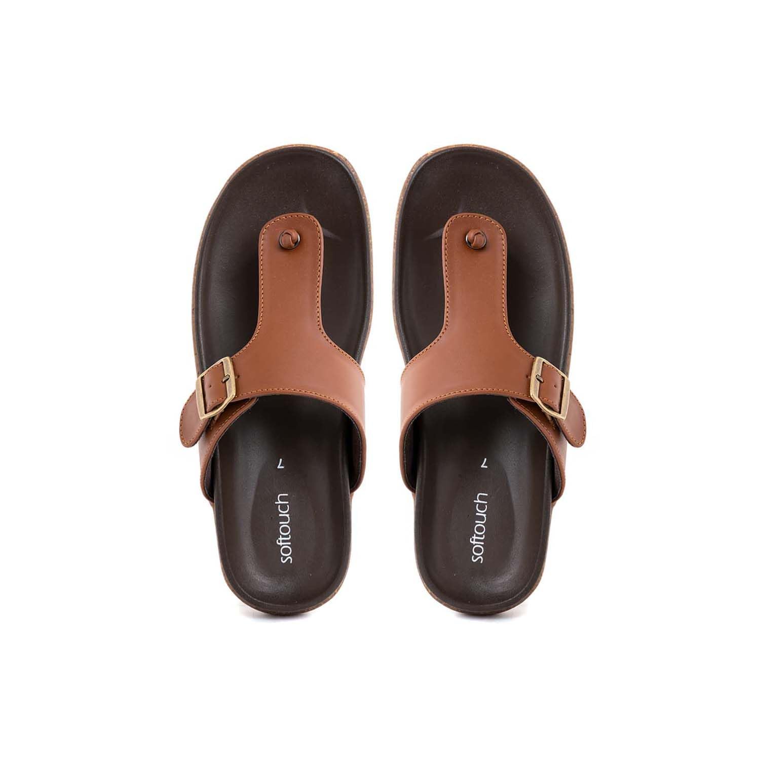 Khadims Softouch Brown Casual Slip On Sandal for Men (1147923) (B0CZXX6LKK) Amazon Price History, Amazon Price Tracker