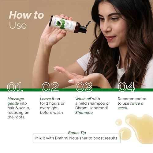 Image of Richfeel Brahmi Jaborandi Nourishing Hair Oil 80 ml