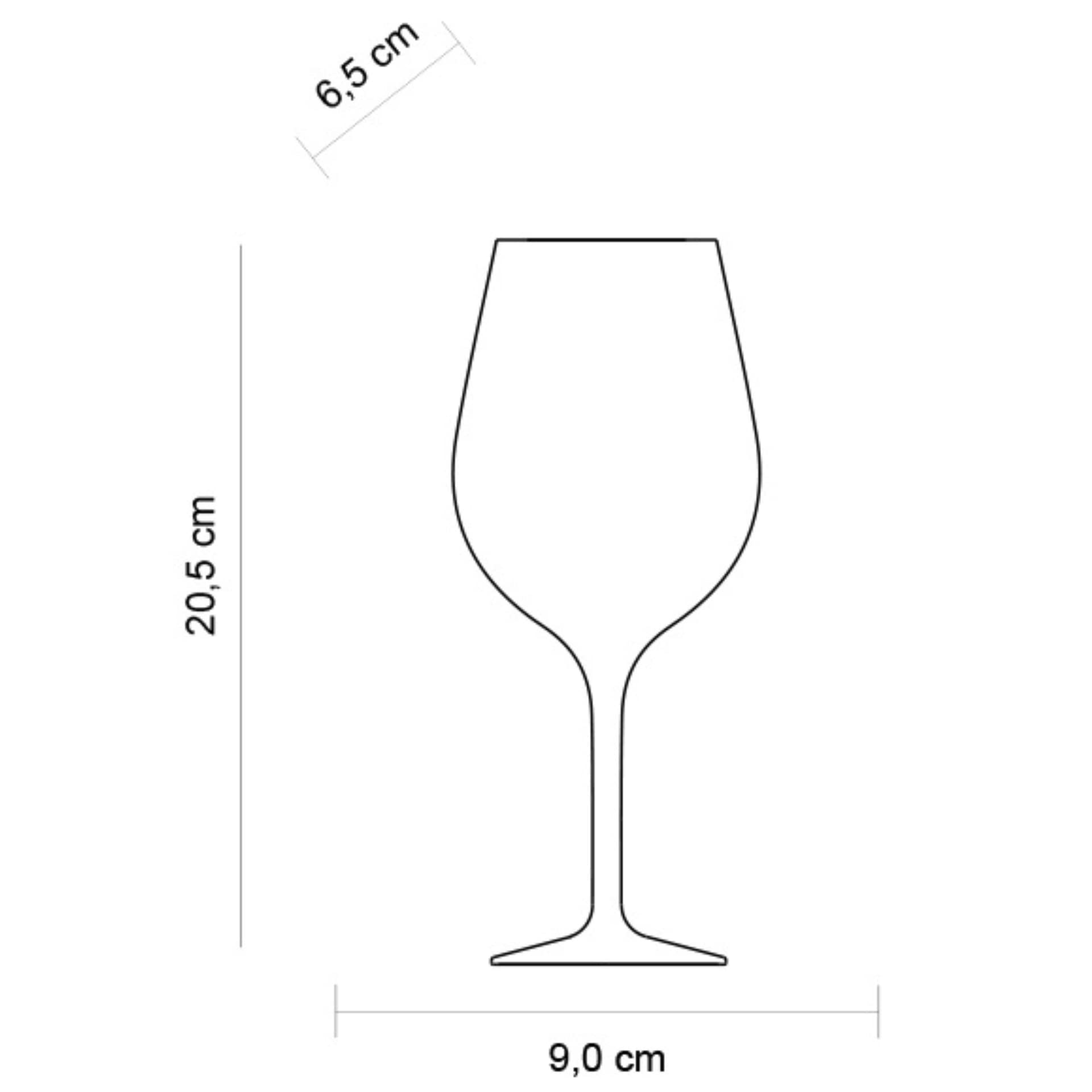 AIOS Copas de vino irrompibles Tritan sin BPA, gran capacidad de 510 ml (juego de 6)