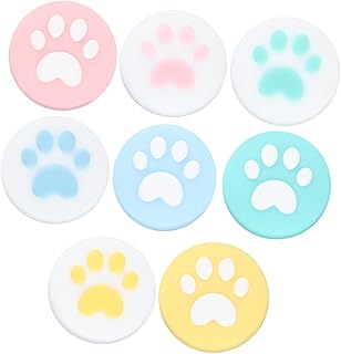 PartyKindom 8 Peças Tampa Rocker Do Interruptor Tampas Do Joystick Interruptor Apertos Do Polegar Tampas Do Aperto Do Joystick Capa Para Aperto Do Polegar Capa De Silicone Acessório Do