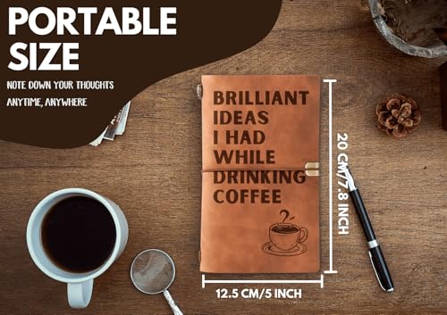 Leather Journal for Coffee Lovers