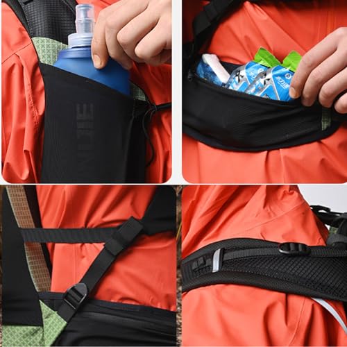 Mochila de senderismo AONIJIE 24L ligera multifuncional verde miniatura 7