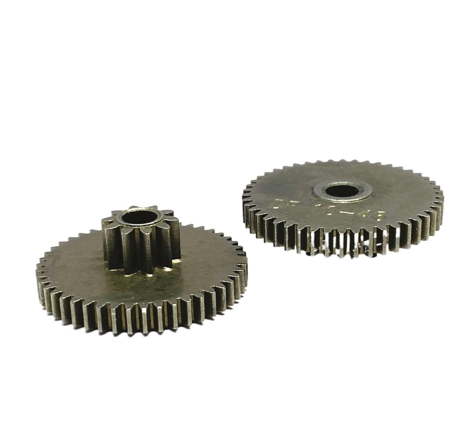Bevel Gear Pinion Hardware Mechanical 2pcs 10T 46T 4mm Metal Double Gear Reduction Variable Speed Gear