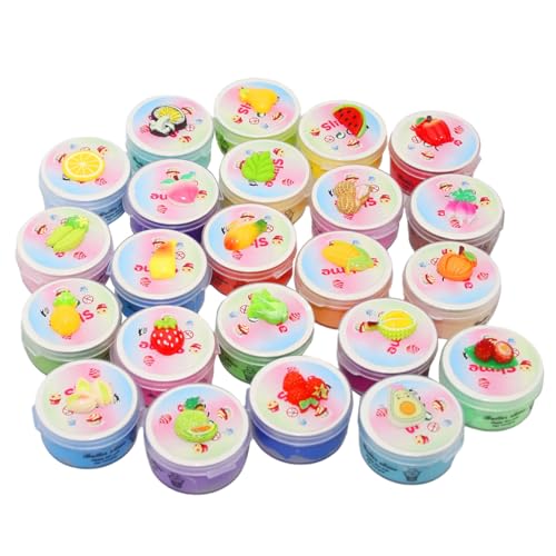 Syglawnd Kit de fabricación, Kits para niñas y niños, Paquete de 24 Kit para Hacer Nubes, Juego Lindo Suave y no pegajoso para Bricolaje, Navidad, niños, educación Escolar, Aprendizaje, Nube