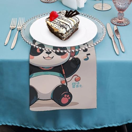 Servilletas de Tela Panda 18.7 x 18.7 Pulgadas Cuadradas miniatura 4